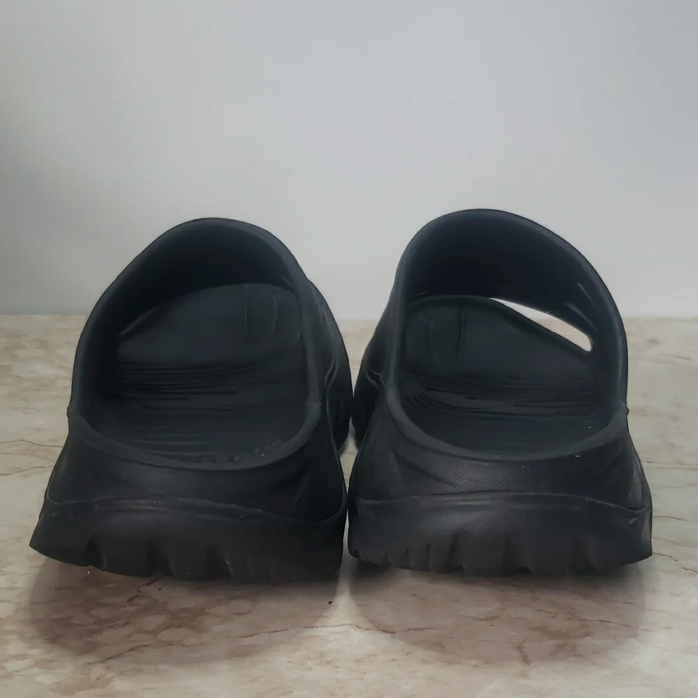 Hoka One One Black Men's Slide Sandals